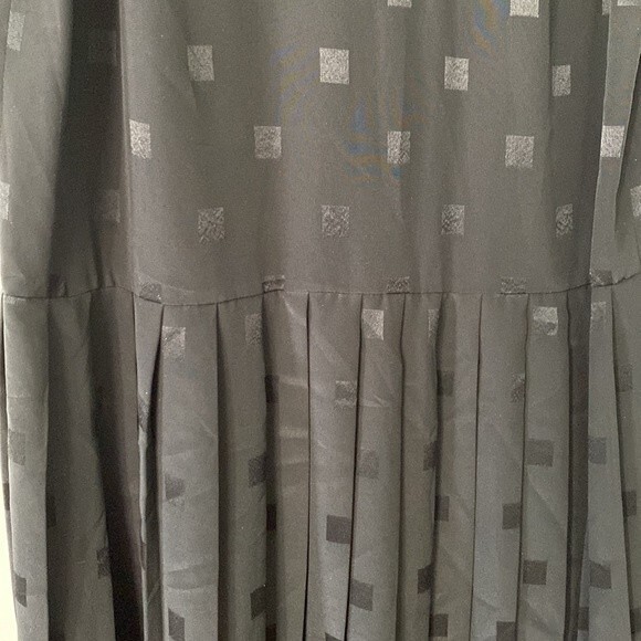 Vintage Drop Waist Monochrome flapper-style dress - Size M - Picture 3 of 5